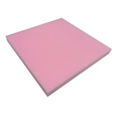 Foam Sheet, Water-Resistant Closed Cell, 24 In W, 36 In L, 1 In Thick, Pink,