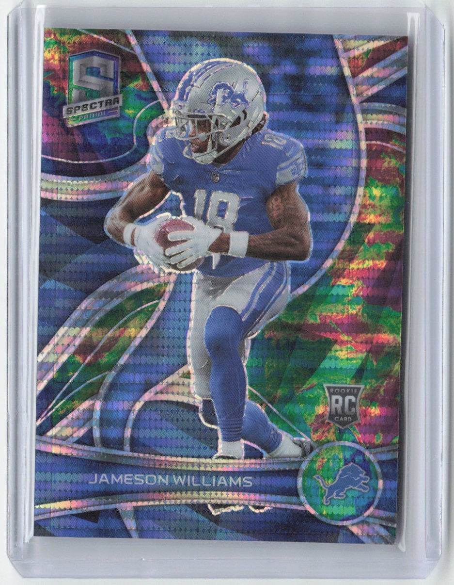 2022 Panini Spectra #150 Jameson Williams Celestial #/99