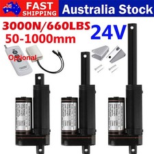Heavy Duty 24V Linear Actuator Motor 3000N 660lb Stroke 50mm~1000mm Fast Speed