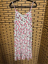 Old navy white floral midi dress size large