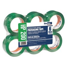 SHURTAPE HP 200 Packaging Tape,PK6 53XM11