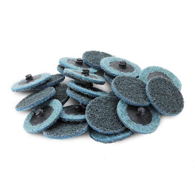 Surface Conditioning Quick Change Discs, 2'' Blue (Fine) Prep Pad - 25 Pack