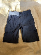 wrangler outdoor Boys grey Cargo Shorts Button Closure size 7