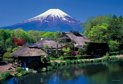 108-Piece Jigsaw Puzzle: Mt. Fuji Yamanashi from Ninomiya Village, Large