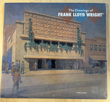 Drawings of Frank Lloyd Wright Poster Calendar 2008 -Pomegranate- SEALED NEW!!!