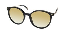 NEW ZADIG  VOLTAIRE SZV322 SUNGLASSES ROUND FULL-RIM 0700 WOMENS BLACK PLASTIC