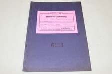 Betriebsanleitung - Blechschere Stahlblechschere - WEINGARTEN - KRK.III - 1942