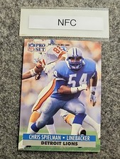 1991 Pro Set Chris Spielman Detroit Lions NFL Football card #503