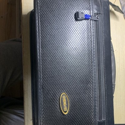 **FULL CHENG FEI Black Carry Case Wallet for CD, DVD & Blu-ray Discs