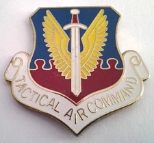 TACTICAL AIR COMMAND TAC (1-1/8") US AIR FORCE Military Hat Pin P14984 EE