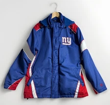 RARE Vintage Y2K NFL New York Giants  Sideline Puffer Jacket G-III Sports