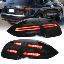 Voll LED dynamische Rückleuchten Set Für Porsche Cayenne 92A 2010-2015 schwarz