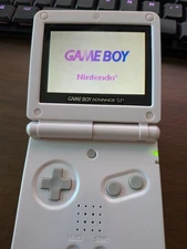 Nintendo Game Boy Advance SP GBA SP Pearl White Edition Handheld System AGS-001