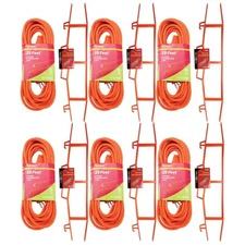 Tool Essentials 25ft 13 Amp Extension Cord and Cord Holder Pack Of 6