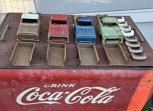 TONKA PICKUP TRUCKS ORIGINAL PARTS CAB FRAME FENDERS ROOF OR CUSTOM Lot Number 2