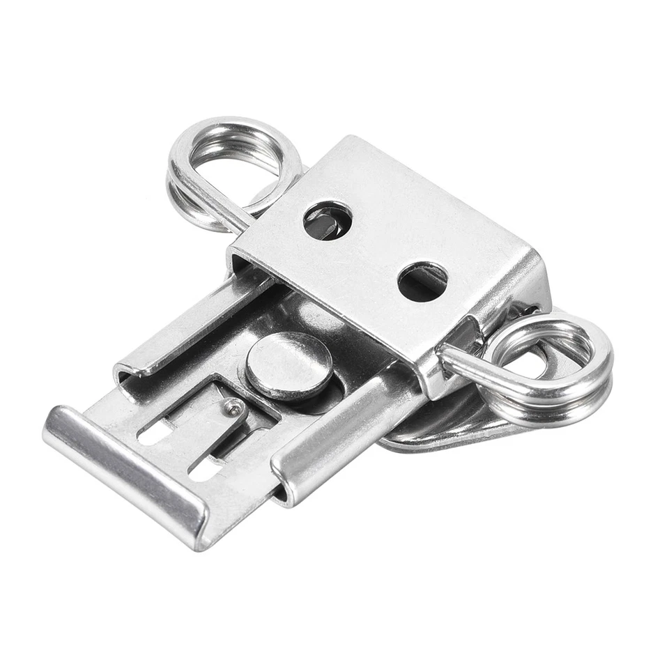 1.89" SUS304 Stainless Steel Spring Loaded Butterfly Twist Latch Keeper - 2 Pcs Foto 4 de 4