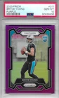 2023 PANINI PRIZM FOOTBALL BRYCE YOUNG ROOKIE PURPLE RC REFRACTOR 75/125 PSA 10