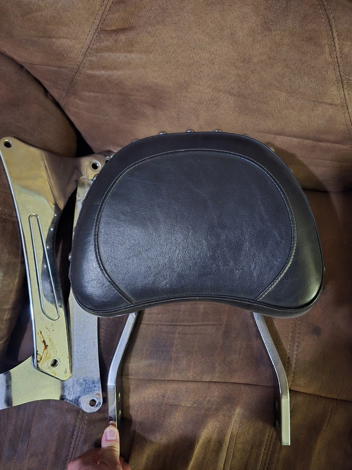 Cojín cojín respaldo asiento pasajero Suzuki Boulevard negro genuino OEM Foto 2 de 4