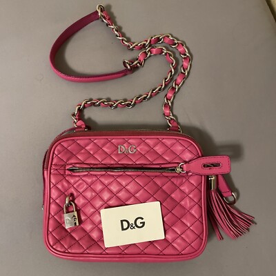 D&G Dolce Gabbana Lily Glam Box Bag