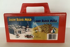 Flexible Flyer Snow Fort Building Block, Sand Castle Mold, Beach Toy Brick Form