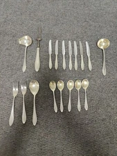 Rostfrei BSF 90 Germany Silver Plated  flatware Dinner Fork,Spoon Teaspoon,Knife