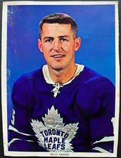 1963-64 Chex Series 1 Photo Billy Harris NHL Hockey Toronto Maple Leafs Vintage 