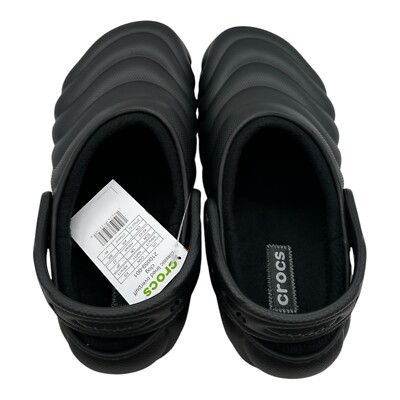 Crocs Classic Lined Overpuff Clogs Mens‎ 8 Womens 10 Black Slip On Shoes Comfort Crocs Classic Lined Overpuff Clogs Mens 9 Womens 11 Black  main image 4