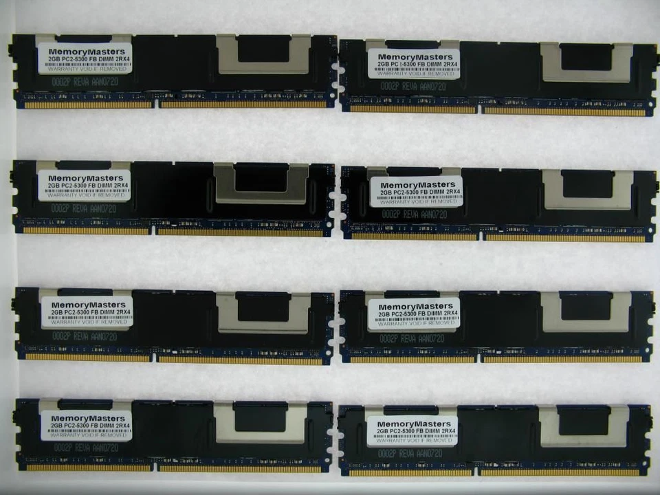 Nicht Für PC! 16GB (8X2GB) PC2-5300 ECC FB DIMM Für Intel S5000VSA Motherboard - Bild 3 von 3