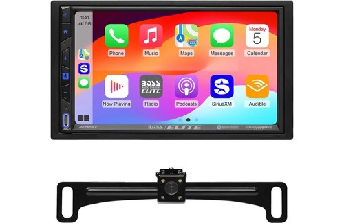 BOSS Double DIN 7" Receiver Apple Carplay/Android Auto SiriusXM Camera BE7ACP.XC - Picture 14 of 17
