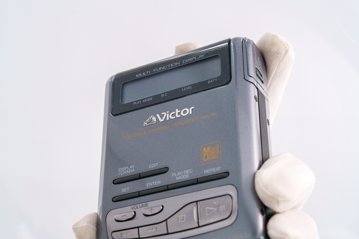 ※訳あり！ Victor ポータブルMDレコーダー XM-R1　中古品 再生OK/貴重品Victor ビクター XM-R1 ポータブルMDプレーヤー
