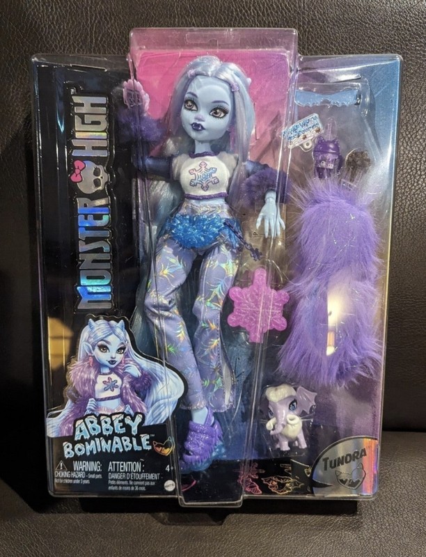 Monster High G3 Abbey Bominable Doll With Pet TUNDRA New in Box