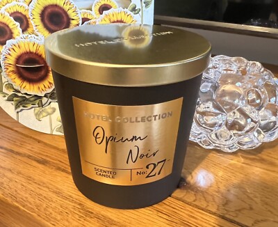 ALDI HOTEL COLLECTION No 27 OPIUM NOIR FRAGRANCED WICK LUXURY CANDLE  UK