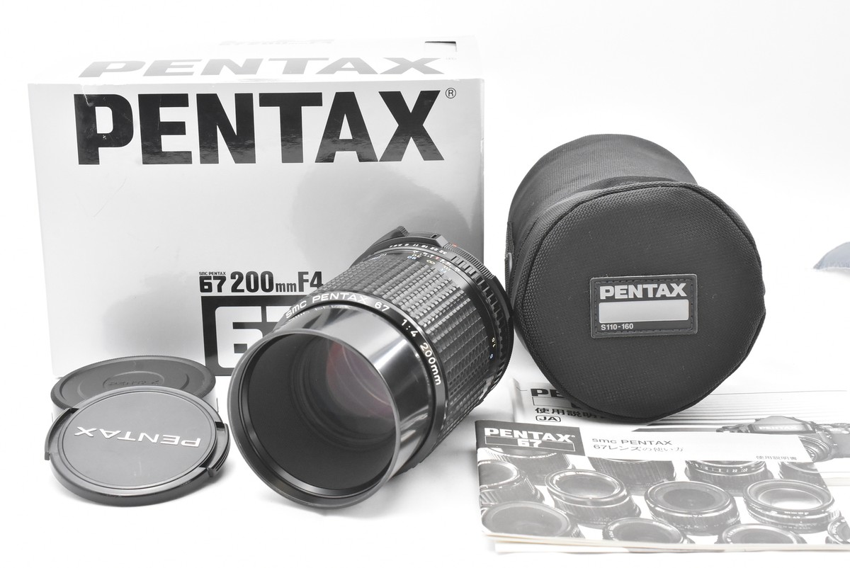 Pentax SMC Pentax 67 200mm F/4 Lens for 67 II 6x7 w/Box from Japan