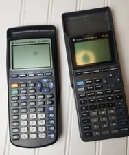 Texas Instruments TI-83 Plus TI-82 Graphing Calculator w/ Slide Cover FOR PARTS