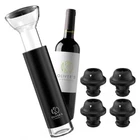 Oliver's Kitchen ® Premium Wine Saver - Vacuum Pump with 4X Wine Stoppers