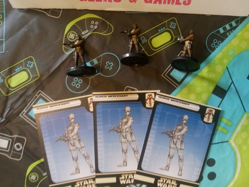 Star Wars Miniatures REBEL STORM 3 Duros Mercenaries 44/60 - Picture 2 of 2