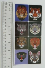 Violette Collection - BIG CATS - 1 Sheet of RETIRED Stickers #P91
