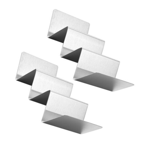 2pcs Taco Tray Plates Taco Holders Stainless Steel Taco Shells Metal Taco Holder