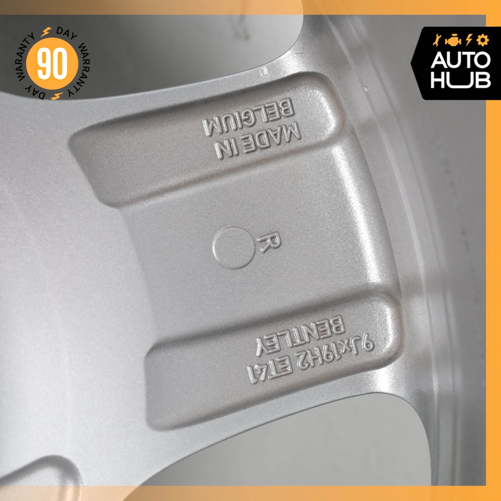 Bentley Continental GTC Flying Spur 9 x 19 19" Wheel Rim Silver 3W0601025AK OEM