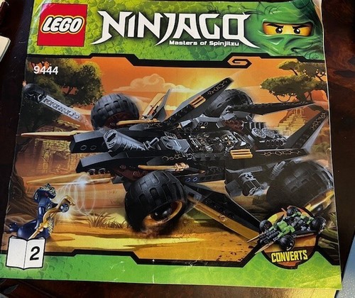 LEGO 9444 NINJAGO Manual de instrucciones SOLO Cole's Tread Assault Books 1 y 2 - Imagen 3 de 3