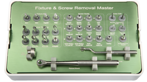 Implant Fixture &amp; Fractured Screw Removal Kit MCT FSRK-02