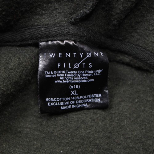 Twenty One Pilots Varsity Jacket TOP Clique Xl Coat Red Black Blurryface Hoodie - Picture 6 of 10
