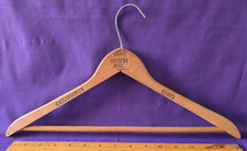 Vintage Southern Hotel in Colubumbus OH, Wooden Coat Hanger Advertising