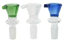 3" Colorful Glass Honeycomb Style Bowl Slide USA (10mm, 14mm, 18mm) Male/Female