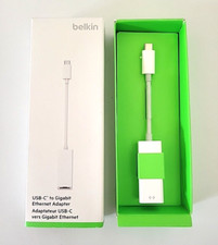 NEW Open Box BELKIN USB-C to Gigabit Ethernet Adapter / Original Owner