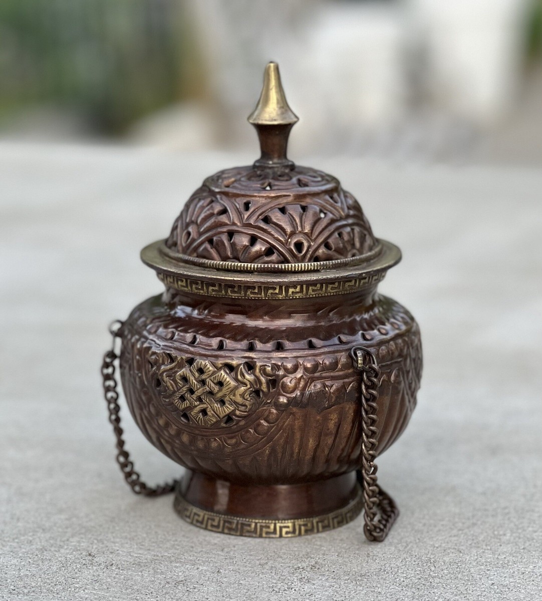 ぽ*ぽ様 L CAN INCENSE BURNER EMBOSS ぽ*ぽ様 L CAN INCENSE BURNER EMBOSS KUUMBA]METAL CAN INCENSE
