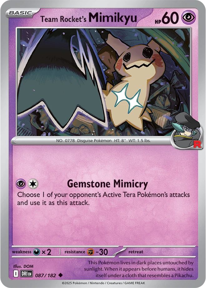 Team Rocket's Mimikyu Pokémon TCG Cards for sale | eBay