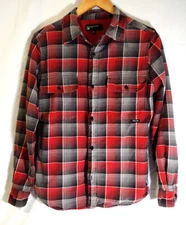 FOURSTAR Mens Small thermal lined Flannel Button-up shirt/Jacket