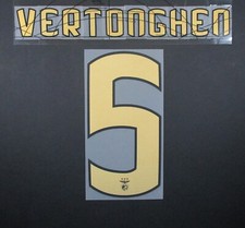 BENFICA 2020 2021 OFFICIAL VERTONGHEN 5 HOME PLAYER SIZE NAMESET
