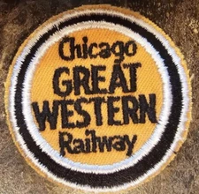 Chicago GREAT WESTERN Railway RAILROAD Embroidered Patch